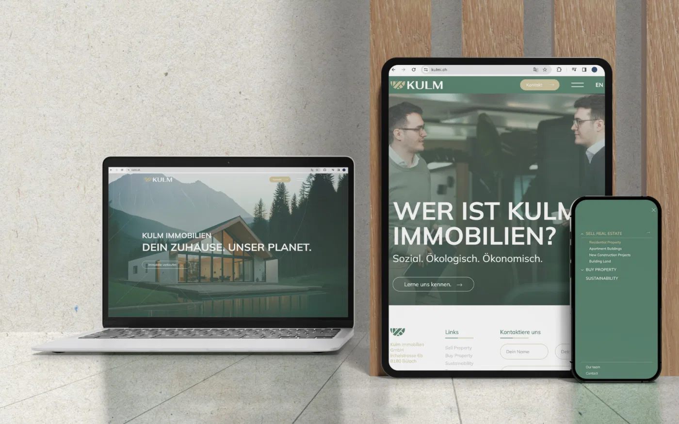 Kulm Immobilien project presentation