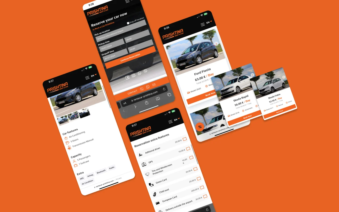 PRISHTINA RENT A CAR project presentation