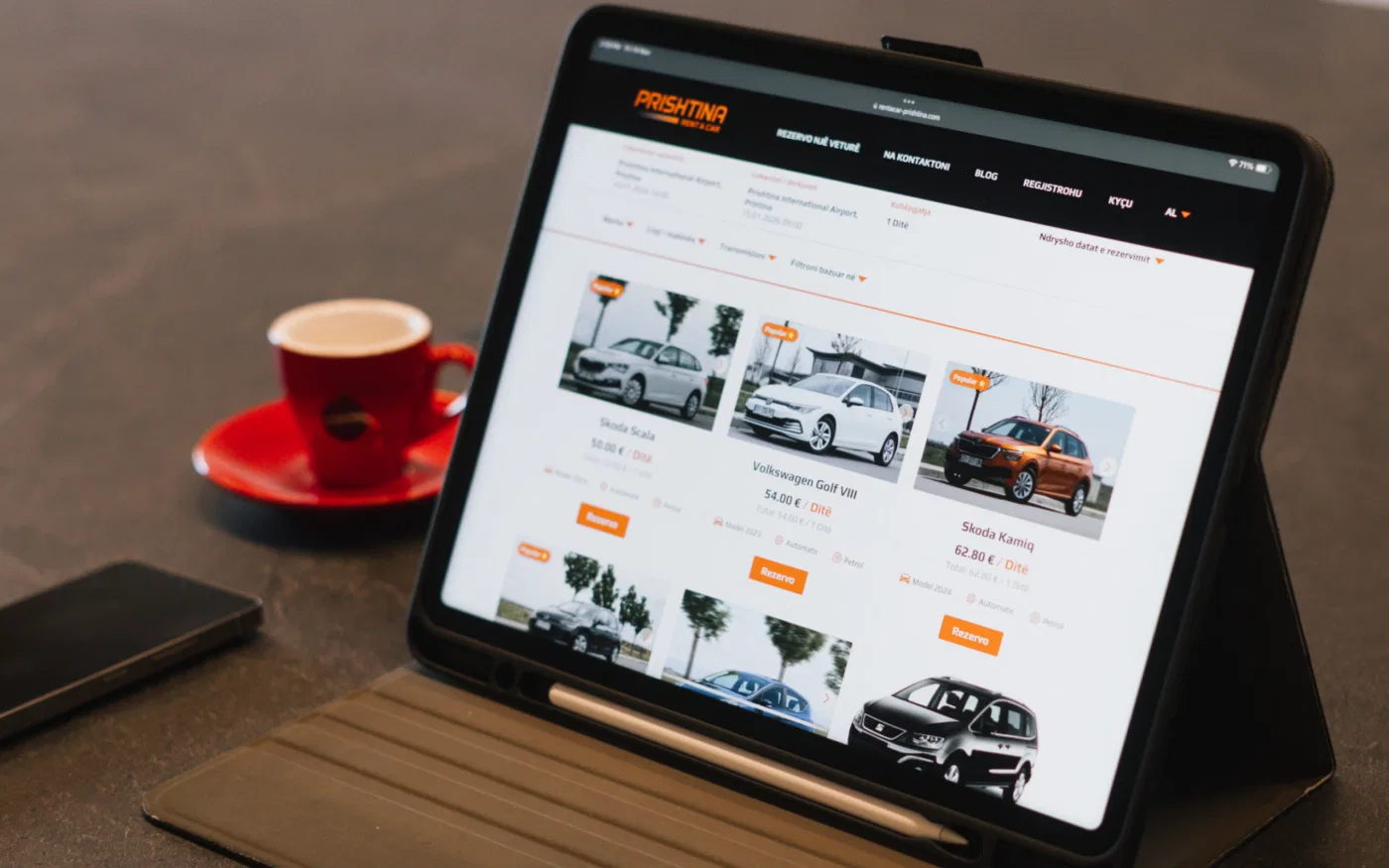 PRISHTINA RENT A CAR project presentation
